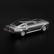 Pop Race 64-0312 1/64 Shelby Mustang GT500 Silver Chrome