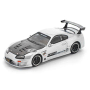 Pop Race 64-0324 1/64 Top Secret GT300 Supra Silver