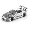 Pop Race 64-0325 1/64 Top Secret GT300 Supra Silver Chrome