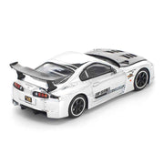 Pop Race 64-0325 1/64 Top Secret GT300 Supra Silver Chrome