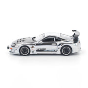 Pop Race 64-0325 1/64 Top Secret GT300 Supra Silver Chrome