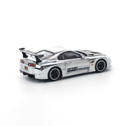Pop Race 64-0325 1/64 Top Secret GT300 Supra Silver Chrome