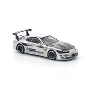 Pop Race 64-0325 1/64 Top Secret GT300 Supra Silver Chrome