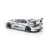 Pop Race 64-0325 1/64 Top Secret GT300 Supra Silver Chrome