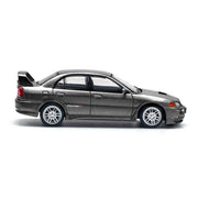 Pop Race 1/64 Mitsubishi Lancer Evolution IV Dark Grey