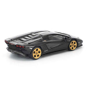 Pop Race 64-0341 1/64 Lamborghini Countach LPI 800-4 Deep Black