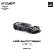 Pop Race 64-0353 1/64 Aston Martin Valkyrie Carbon Edition