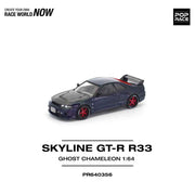 Pop Race 64-0356 1/64 Skyline GT-R R33 Ghost Chameleon