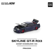 Pop Race 64-0356 1/64 Skyline GT-R R33 Ghost Chameleon