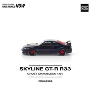 Pop Race 64-0356 1/64 Skyline GT-R R33 Ghost Chameleon
