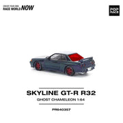 Pop Race 64-0357 1/64 Skyline GT-R R32 Ghost Chameleon