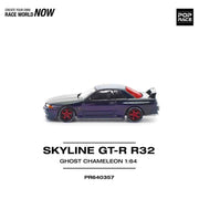 Pop Race 64-0357 1/64 Skyline GT-R R32 Ghost Chameleon