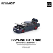 Pop Race 64-0357 1/64 Skyline GT-R R32 Ghost Chameleon