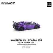 Pop Race 64-0362 1/64 Lamborghini Huracan STO Viola Pasifae