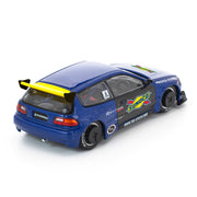 Pop Race 1/64 Pandem Civic EG6 Blue/Black