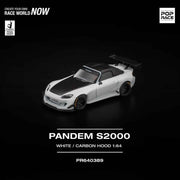 Pop Race 64-0389 1/64 Pandem S2000 Softtop White Tooling Variant