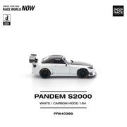 Pop Race 64-0389 1/64 Pandem S2000 Softtop White Tooling Variant