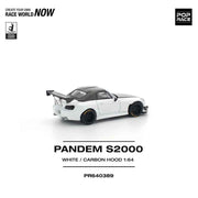 Pop Race 64-0389 1/64 Pandem S2000 Softtop White Tooling Variant