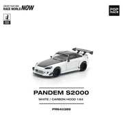 Pop Race 64-0389 1/64 Pandem S2000 Softtop White Tooling Variant