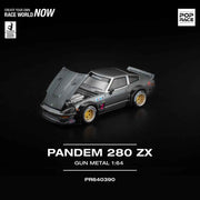 Pop Race 64-039 1/64 Pandem 280ZX Gun Metal