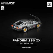 Pop Race 64-039 1/64 Pandem 280ZX Gun Metal