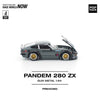 Pop Race 64-039 1/64 Pandem 280ZX Gun Metal