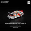 Pop Race 64-0402 1/64 Mitsubishi Lancer Evolution IV 1998 Monte Carlo Rally