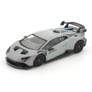 Pop Race 1/64 Lamborghini Huracan STO Grigio Acheso Matte