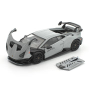 Pop Race 1/64 Lamborghini Huracan STO Grigio Acheso Matte