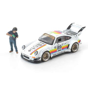 Pop Race 64-0474 1/64 RWB 930 Apple With Figure