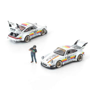 Pop Race 64-0474 1/64 RWB 930 Apple With Figure