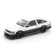 Pop Race 1/64 RWB AE86 White Black