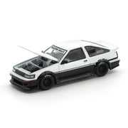 Pop Race 1/64 RWB AE86 White Black