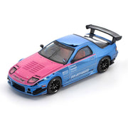 Pop Race 1/64 Mazda RX7 FCS3 Re-Amemiya Street 7 Chrome