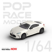 Pop Race 1/64 Toyota GR86 2022 Halo White