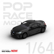 Pop Race 64-SBRZ-BK01 1/64 Subaru BRZ 2022 Black Silica