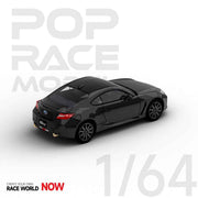 Pop Race 64-SBRZ-BK01 1/64 Subaru BRZ 2022 Black Silica