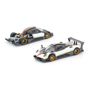Pop Race 640298 1/64 Pagani Zonda R White