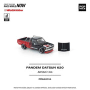 Pop Race PR640314 1/64 Pandem Datsun 620 Advan