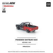 Pop Race PR640314 1/64 Pandem Datsun 620 Advan