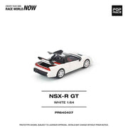 Pop Race PR640407 1/64 Honda NSX-R GT White