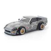 Pop Race 640410 1/64 Pandem 280ZX Raw Metal