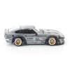 Pop Race 640410 1/64 Pandem 280ZX Raw Metal