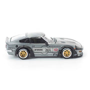 Pop Race 640410 1/64 Pandem 280ZX Raw Metal