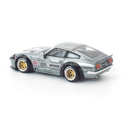 Pop Race 640410 1/64 Pandem 280ZX Raw Metal