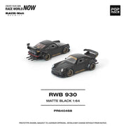 Pop Race PR640468 1/64 RWB 930 Matte Black Stella Artois