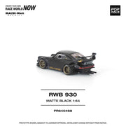 Pop Race PR640468 1/64 RWB 930 Matte Black Stella Artois
