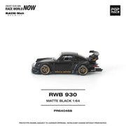 Pop Race PR640468 1/64 RWB 930 Matte Black Stella Artois