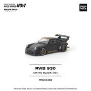 Pop Race PR640468 1/64 RWB 930 Matte Black Stella Artois