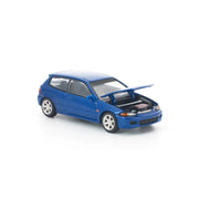 Pop Race 640475 1/64 Honda Civic (EG6) Captiva Blue New Tooling
